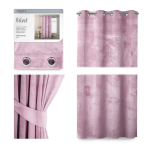 &Ouml;&ouml;riie &Ouml;&ouml;riie r&otilde;ngastega AmeliaHome VELVET 140X245 cm, 1 tk, v&auml;rv: roosa