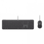 Logitech 920-013349 klaviatuur Hiir kaasa arvatud Kodu/kontor USB QWERTY US rahvusvaheline Grafiit