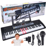 SUPRIMO 6136L KLAVIATUUR - Lastele m&otilde;eldud mikrofoniga organ, et &otilde;ppida m&auml;ngima