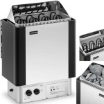 Uniprodo Elektriline saunak&uuml;ttekeha integreeritud juhtimisega 5-9 m3 kuni 110C 400 V 6 kW