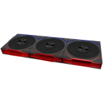 Lian Lian Li Uni Fan TL LCD FLEX 120 mm korpuseventilaator must 3 tk