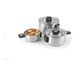 Salter BW14354 Stack-In roostevabast terasest 3-osaline komplekt (16/22/24 cm)