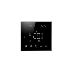 Hismart TUYA Programmable thermostat WiFi, black