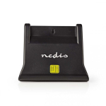 Nedis CRDRU2SM3BK kaardilugeja USB 2.0 Must