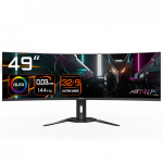 GIGABYTE AORUS CO49DQ PC lamekuvar 124,5 cm (49") 5120 x 1440 pikslit DQHD OLED-ekraan Must