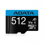 ADATA AUSDX512GUICL10A1-RA1 m&auml;lukaart 512 GB MicroSDXC UHS-I Klass 10