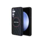 Case Case Mercedes AMG AMHMS24M23SMRK S24+ S926 black/black hardcase Silicone Carbon Pattern MagSafe