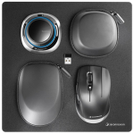 3Dconnexion SpaceMouse Wireless Kit 2 hiir Universaalne Parempoolne RF Wireless + Bluetooth + USB Type-A Optiline