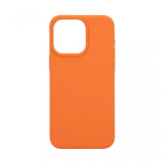 Apple Apple iPhone 15 Pro Max Premium Magsafe Soft Touch Silicone Case New Function Orange