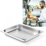 Stainless Stainless steel GN 1/2 container Hendi