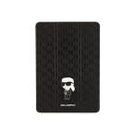 Karl Karl Lagerfeld KLFC10SAKHPKK iPad 10.2" Folio Magnet Allover Cover black/black Saffiano Monogram Ikonik