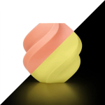 Bambu Bambu Lab PLA Glow plastikas 1.75mm 1kg &ndash; komplekte on korduvkasutatav rull &ndash; Glow Oranžine