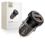 Tech-Protect CC03 45W 2-Port USB-A | USB-C Car Charger - Black
