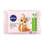 Nivea MicellAir Skin Breathe 3in1 bioloogiliselt lagunevad micellaarse meigi eemaldamise salvr&auml;tikud 25 tk.