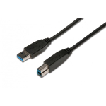 ASSMANN ASSMANN Electronic USB 3.0, USB A - USB B, 1 m USB-kaabel USB 3.2 Gen 1 (3.1 Gen 1) Must