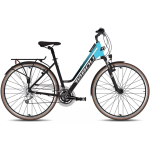 Ratas Ratas Tabou Kinetic 2 JR W musta-t&uuml;rkiis-XS / 15" (Suurus: XS / 15")
