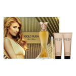 Paris Paris Hilton Gold Rush komplekt: l&otilde;hnasprei 100 ml + l&otilde;hnasprei 10 ml + kehav&auml;&auml;vel 90 ml + du&scaron;igeel 90 ml