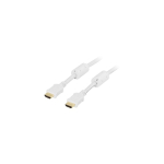 Deltaco HDMI-1020A HDMI-kaabel 2 m HDMI t&uuml;&uuml;p A (Standard) Valge