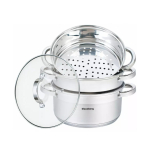 Aurukatel, Aurukatel, teras, komplektis 4 tk, &Oslash;22cm, 4L, Klausberg KB 7142
