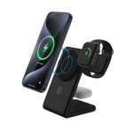 Crong CRG-MSPS-BLK mobiilseadme laadija Nutikell Must Lightning, USB Traadita laadimine Hoonesisene
