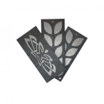 Siarhei Siarhei Ausianikau ind. activity pg. certificate no. 1130904 Wooden box for beads "Grey pattern" (2 levels) KF027/10-2