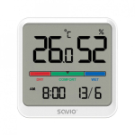 Savio CT-01/W temperatuuri- ja niiskussensor Hoonesisene Temperatuuriandur Eraldiseisev