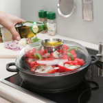 Dajar Frying pan Taurus deep with cover 28 cm AMBITION