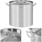 Royal Royal Catering Cooking pot with lid, stainless steel, for induction cooker, 71 l