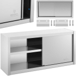 Royal Royal Catering Catering wall cabinet with sliding doors, Steel, 120 x 45 x 60 cm