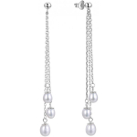 Beneto Silver earrings with pearls AGUP1841P