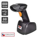 Virtuos CCD scanner Virtuos HW-311A, wireless, USB base, black