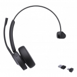 Yealink BH70 Mono Teams K&otilde;rvaklapp Juhtmevaba Peav&otilde;ru Kontor/k&otilde;nekeskus USB Type-C / USB Type-A Bluetooth Must