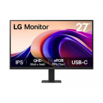 LG 27'' QHD Monitor PC lamekuvar 68,6 cm (27") 2560 x 1440 pikslit Quad HD Must