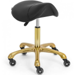 Physa YORK balno kujulise ratastega tool kuni 150 kg &ndash; must ja kuldne