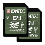 Emtec SD 64GB UHS-I U3 V30 V&auml;ljas 2 tk