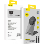 Oem Blavec belaidis laadija BQI-01 Qi2 15W magnetiline Magsafe + Raptor kaabel t&uuml;&uuml;p C t&uuml;&uuml;p C (BQI01-QI2MS) h&otilde;bedane v&auml;rv