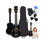 Luna Luna Guitars SUPRIMO UK21 SET BK sopranine ukulele 21" must