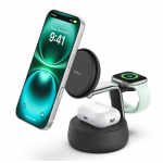 Belkin Qi2 Fitness tracker, K&otilde;rvaklapid, Nutitelefon, Nutikell Must USB Traadita laadimine Kiirlaadimine Hoonesisene