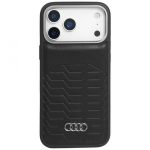 Case Case Audi GT Synthetic Leather MagSafe for iPhone 17 Pro Max bla