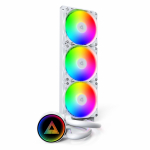 Montech LightFlow ARGB 360 Protsessor K&otilde;ik-&uuml;hes vedelikujahuti 12 cm Valge 1 tk