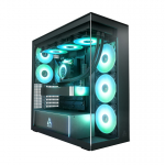 ARCTIC Xtender Black (Clear Glass) Must, L&auml;bipaistev