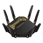 ASUS ROG Rapture GT-BE98 juhtmevaba ruuter 10 Gigabit Ethernet Quad-band (2.4 GHz / 5 GHz-1 / 5 GHz-2 / 6 GHz) Must