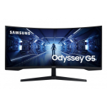 Samsung G Series C34G55TWWU PC lamekuvar 86,4 cm (34") 3440 x 1440 pikslit UltraWide Quad HD LCD Must