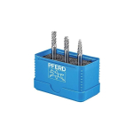 3-part 3-part HM milling cutter set PFERD Allround 1406 6mm