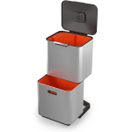 Joseph Joseph Joseph Waste Bin Totem 60 L Stainless Steel