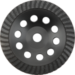 GRAPHITE Diamond grinding wheel 125 x 22.2 x 5 mm, turbo