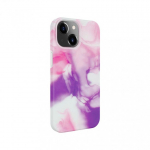 Evelatus Apple iPhone 14 Premium Silicone case Customized Print Purple