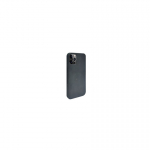 iLike Apple iPhone 12 / 12 Pro Silicone plastic case Eco Print Design Black