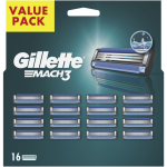 Gillette Mach3 Razor Heads for Men 16 pcs