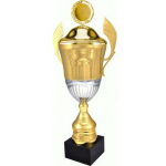 Tryumf Puchar metalowy gold with cap 4128/BP